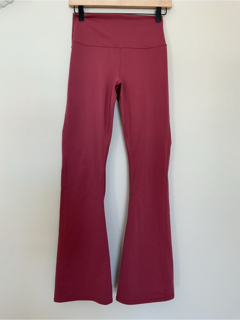 ALO Yoga Burgundy Flare Leggings